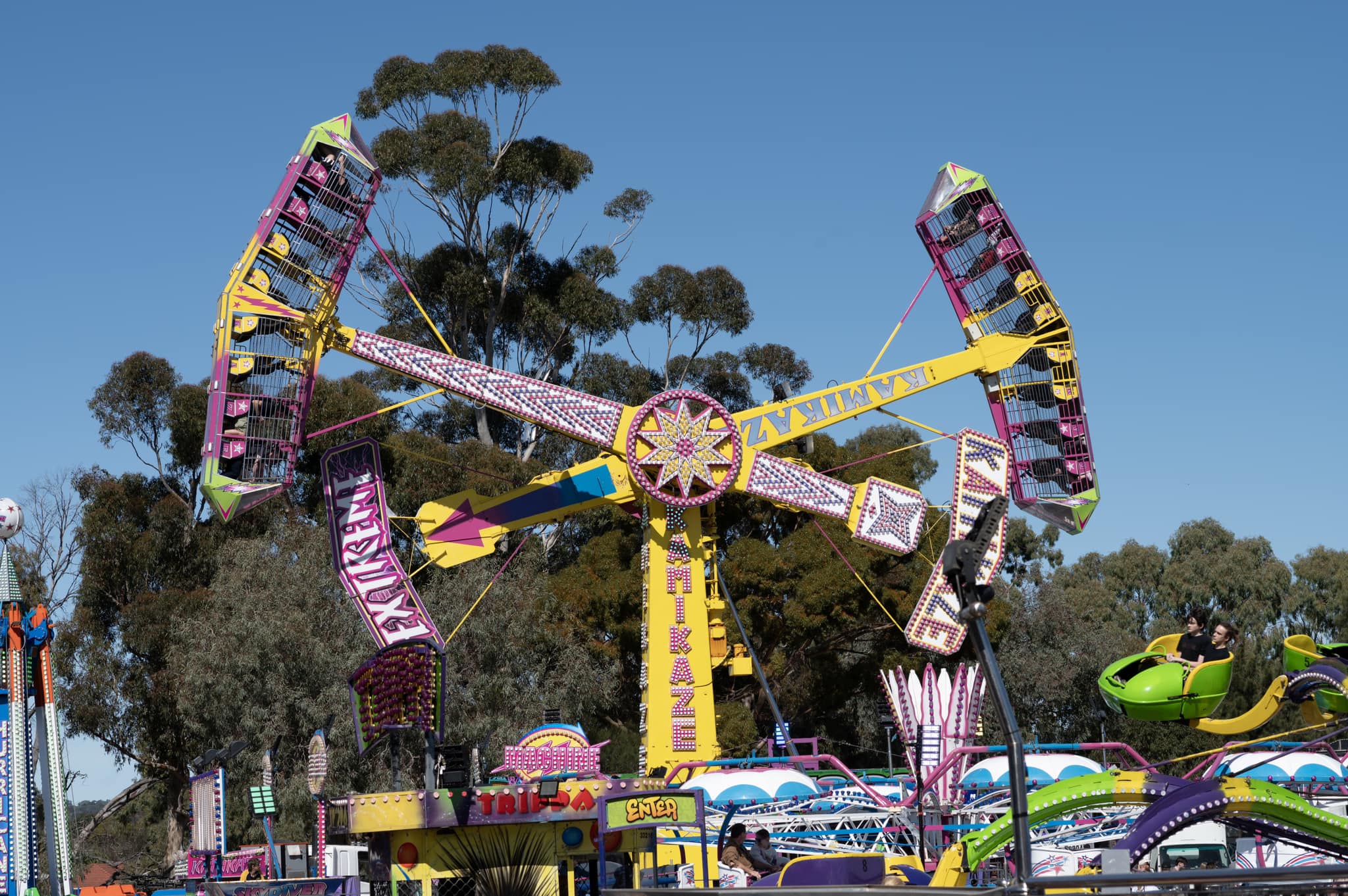 Show rides at the Gawler Show