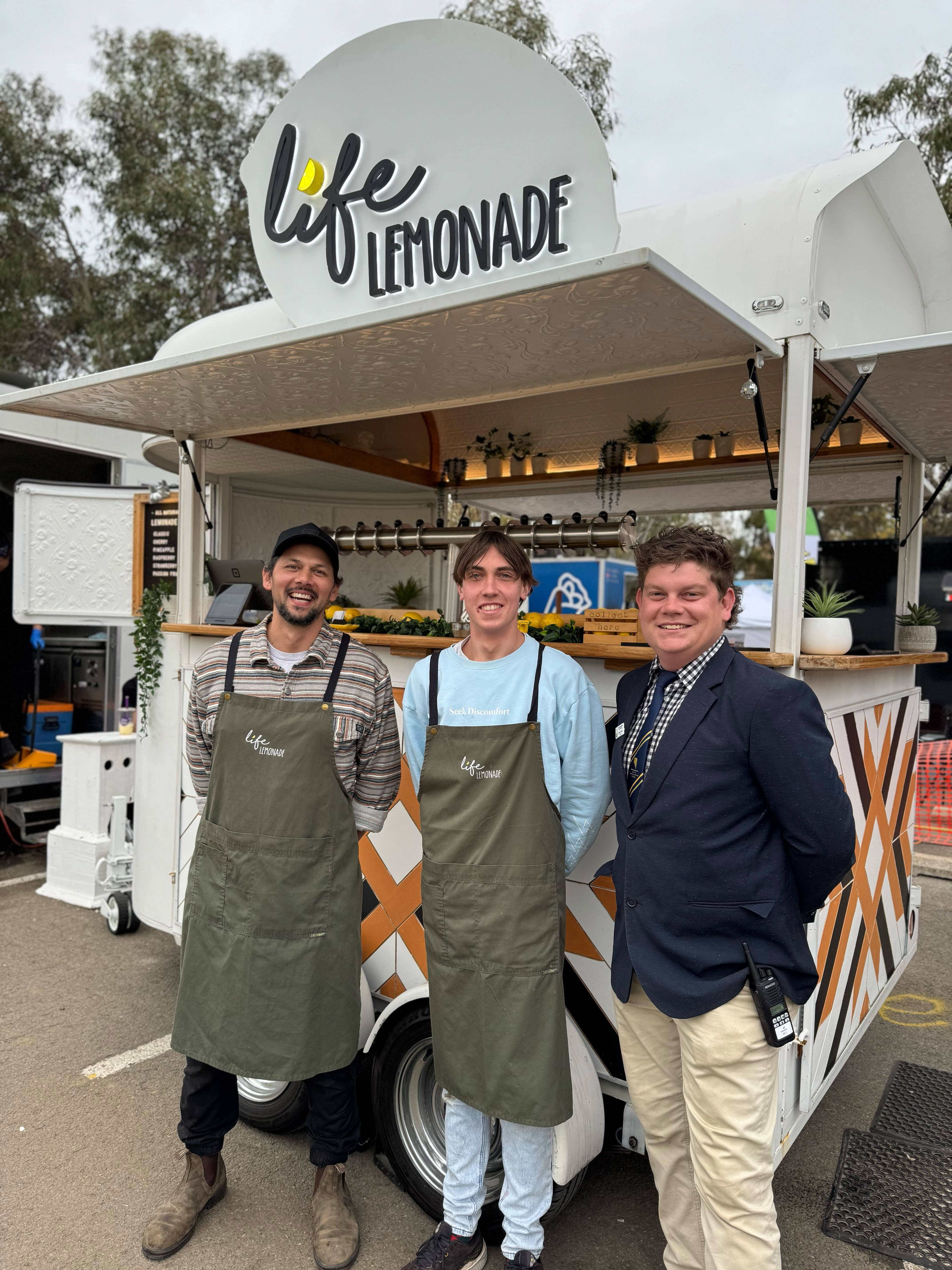 Food and drink at the show